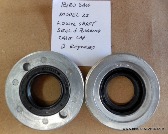 2 Lower Shaft Bearing Case Cap Seal For Biro Saw Model 22 Ref 362 & 231